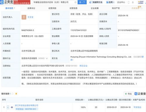 華友鈷業(yè)設(shè)立子公司布局AI軟件開發(fā)，拓展業(yè)務(wù)版圖